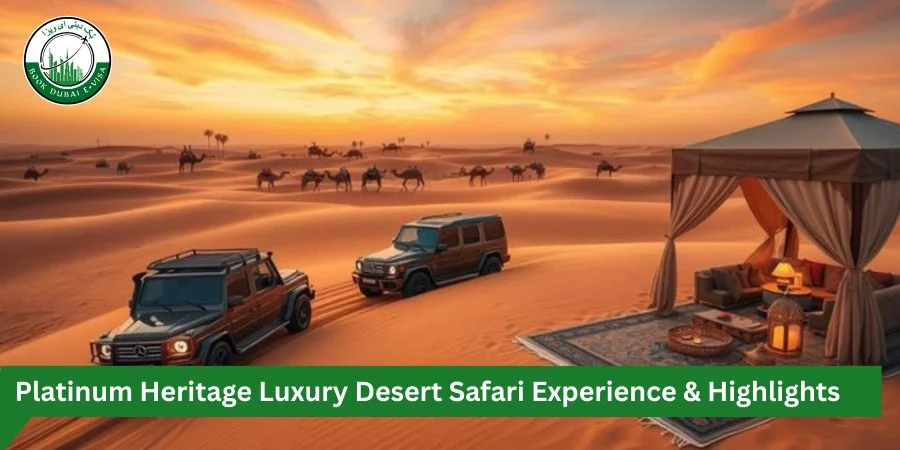 Platinum Heritage Luxury Desert Safari Experience & Highlights